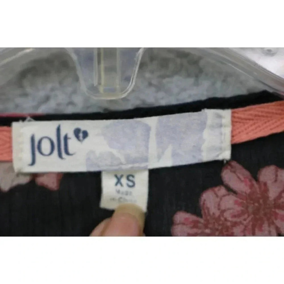 Jolt Open Front Cardigan-Sheer-Size XS-Crochet Trim - Picture 4 of 10